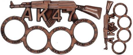 Obranný Boxer do dlaně AK47 hnědý