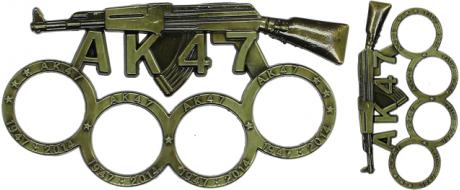 Obranný Boxer do dlaně AK47 zelený