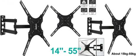 Nástěnný držák na TV Aerbes AB-E991 14–55''