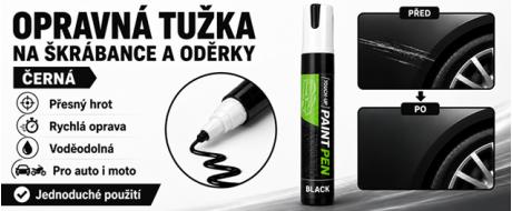 Opravná tužka na autolak Damo-Wang černá