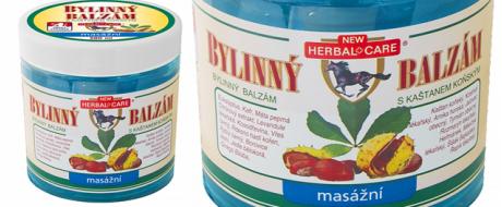 Bylinný masážní balzám s kaštanem koňským 500 ml
