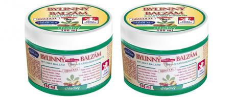 Bylinný balzám s kaštanem koňským a konopím 150 ml