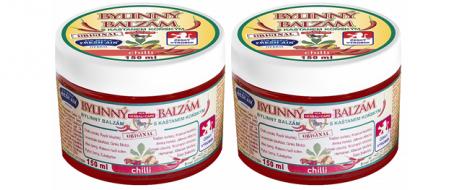 Bylinný balzám s kaštanem koňským a chilli 150 ml