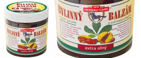 Bylinný balzám s kaštanem koňským 500 ml – extra silný