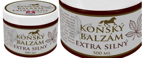 Koňský balzám s kaštanem koňským 500 ml – extra silný