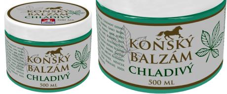 Koňský balzám s kaštanem koňským 500 ml – chladivý