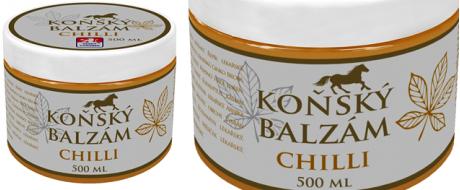 Koňský balzám s kaštanem koňským a chilli 500 ml