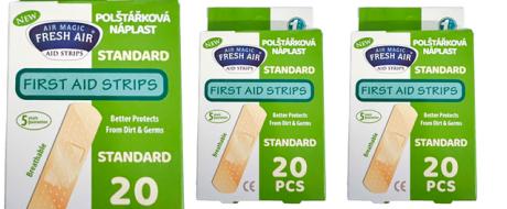 Polštářková náplast Standard 20ks