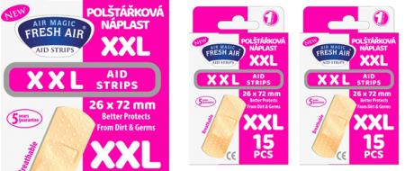 Polštářková náplast XXL 15ks