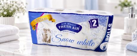 Toaletní papír Fresh Air 8 rolí – 2vrstvý, bílý