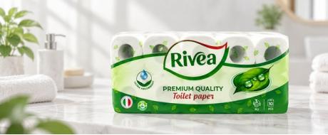 Toaletní papír RIVEA Premium 10 rolí – 3vrstvý