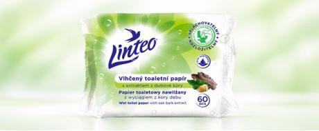 Vlhčený WC papír Linteo 60ks – s dubovou kůrou
