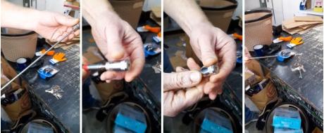 Magnetická teleskopická tyčka se svítilnou pro automechaniky