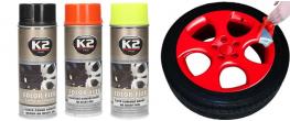 K2 COLOR FLEX 400 ml - gumová barva na disky kol