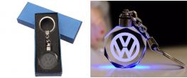 Klíčenka skleněná LED - Volkswagen