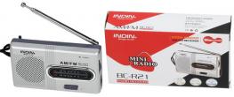 Mini rádio Indin AM/FM 2 BR-R21 