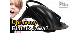 Přední blatník na Jawa Kývačka dobově upravený (čas 1:30)
