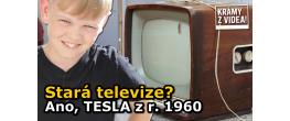 Stará televize Tesla Ametyst 4106U