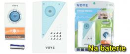 Bezdrátový domovní zvonek VOYE s tlačítkem