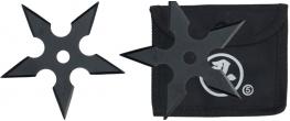 5cípá vrhací hvězdice – ocelový shuriken s pouzdrem