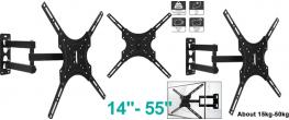 Nástěnný držák na TV Aerbes AB-E991 14–55''