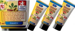 Bylinný balzám s kaštanem koňským v tubě 150 ml – masážní