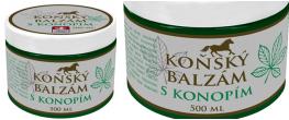 Koňský balzám s kaštanem koňským a konopím 500 ml