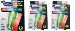 Polštářková náplast Colorful 20ks