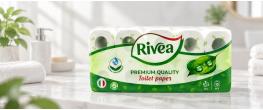 Toaletní papír RIVEA Premium 10 rolí – 3vrstvý
