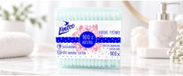 Papírové vatové tyčinky Linteo 100ks – box