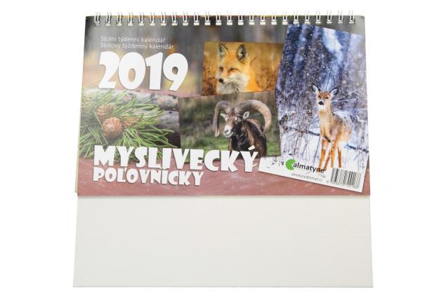 Myslivecký Kalendář 2019 20 x 21,5 cm  