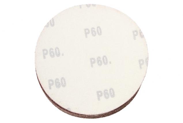 Brusný kulatý papír na suchý zip 20 kusů P60 125 mm
