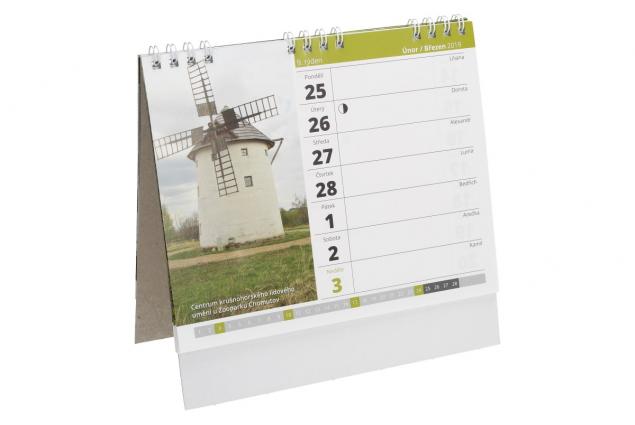 Toulky Českou krajinou kalendář 2019 malý 17,5 x 17 cm