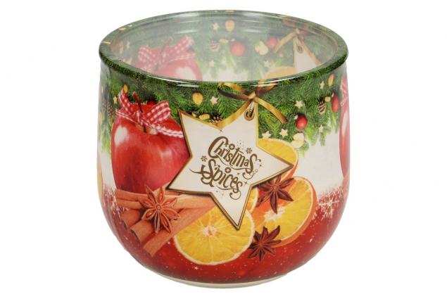 Vonná svíčka Christmas Spices Ovoce se skořicí