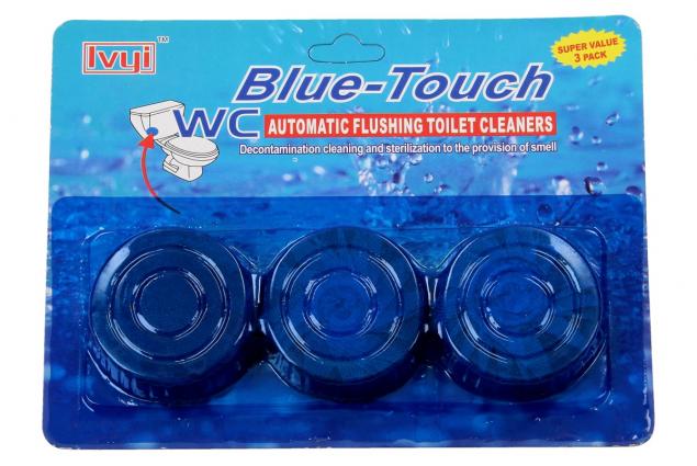 Blue Touch tableta do WC nádržky 3 kusy