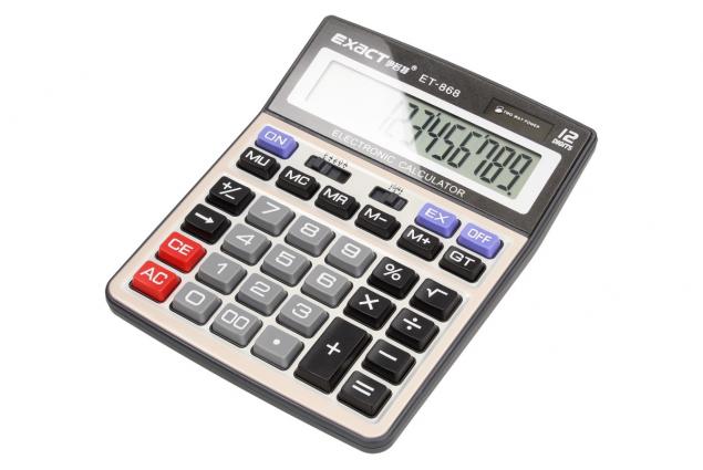 Velká digitální kalkulačka Exact ET-868