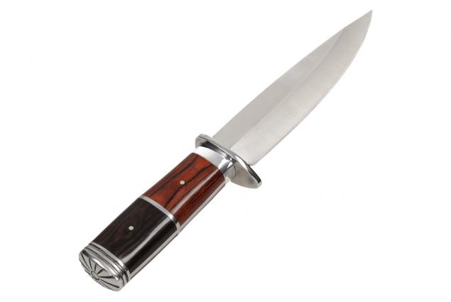 Hobby lovecký nůž s dřevěným designem