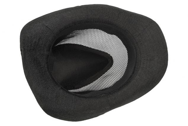 Letní klobouk s děrováním a páskem