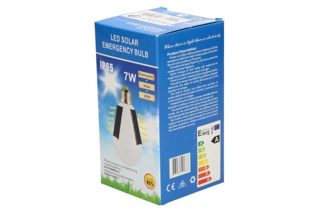 Solární LED Žárovka 7W Emergency