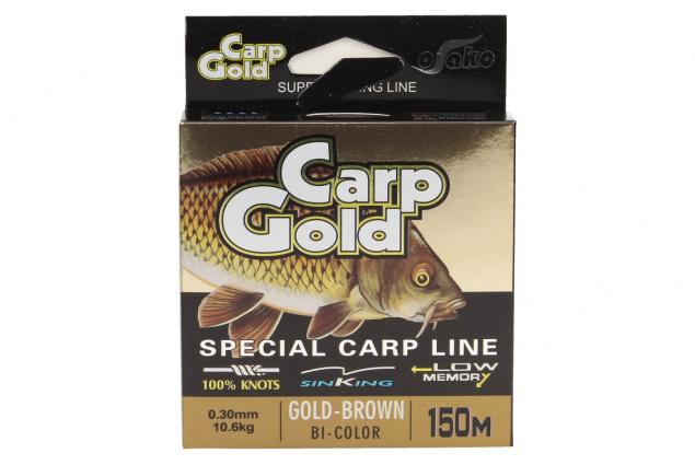 Carp Gold vlasec 0,30mm délka 150 m Bi-Color