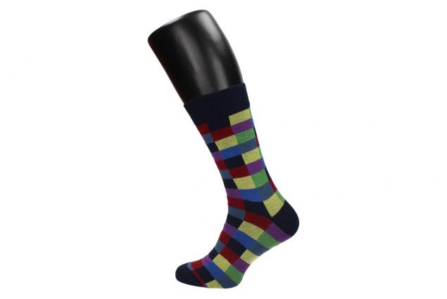 Ponožky barevná šachovnice
