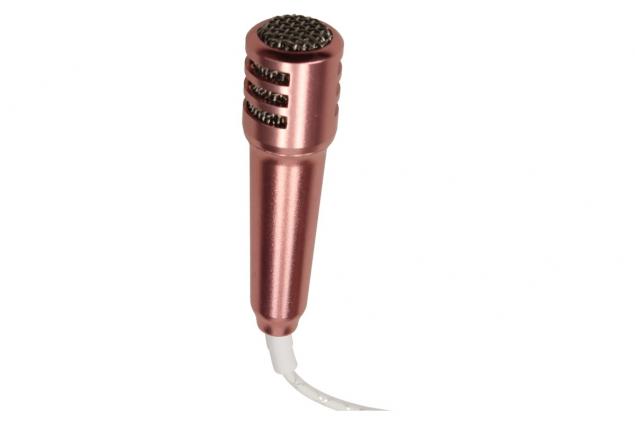 Mini karaoke mikrofon se sluchátky