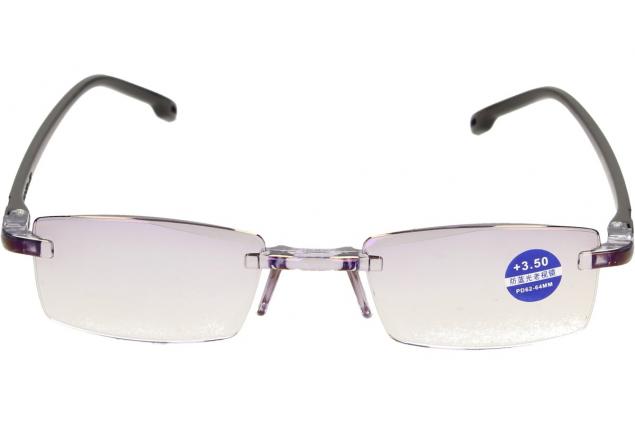 Dioptrické brýle s antireflexní vrstvou černé +3,50