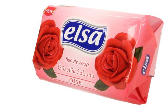 Tuhé mýdlo na obličej i tělo Elsa 60g rose