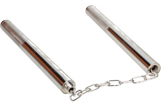 Kovový nunchaku 2v1