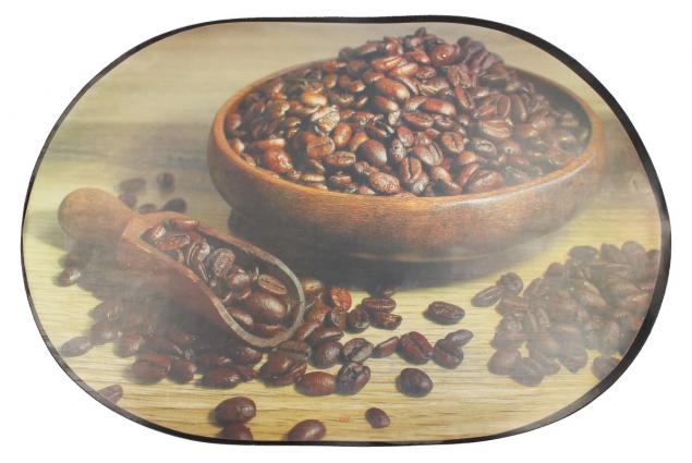 Prostírání na stůl oválné 40x28 cm Káva