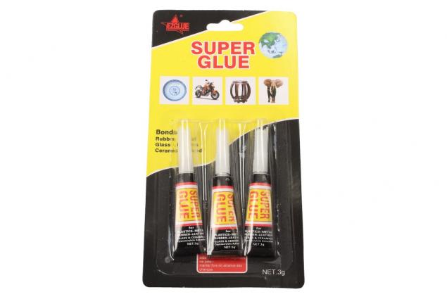 Vteřinové lepidlo Super Glue 3 kusy