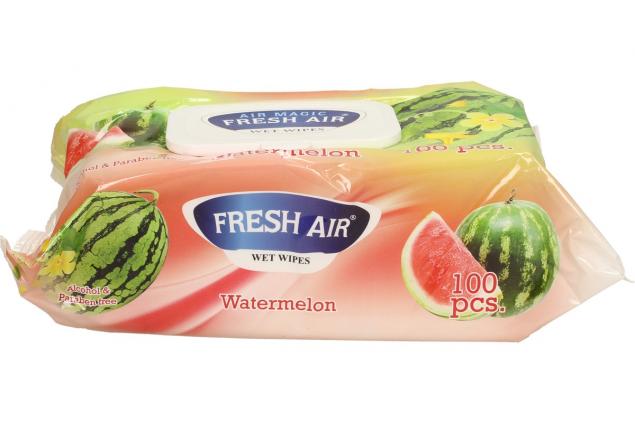Foto 3 - Fresh Air vlhčené ubrousky 100ks Watermelon