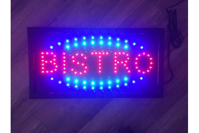 Foto 2 - Barevná světelná LED tabule BISTRO