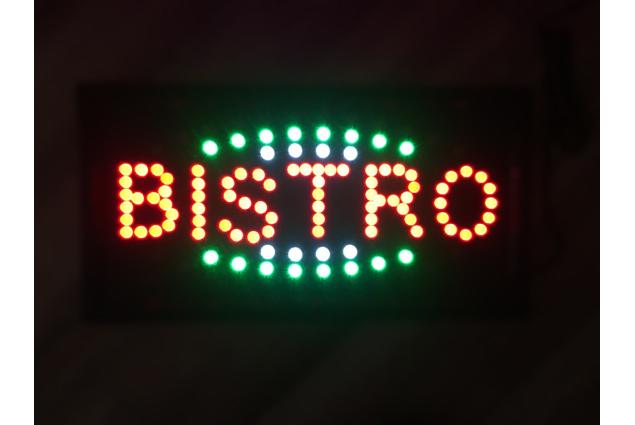 Foto 3 - Barevná světelná LED tabule BISTRO